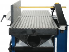 HBM 12 inch Kombi- og tykkelseshøvl 1800 W 230 V 8500 rpm 10 cm slangeforbindelse startbeskyttelse