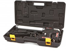 HBM elektrische kitspuit 18 V compleet, 2 accu’s, 300-600 ml, incl. opbergkoffer