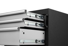 HBM professionele gereedschapswagen met 5 laden, grijs, 64,6 x 45,8 x 86,1 cm, werkplaatsinrichting HBM professionele gereedschapswagen met 5 laden, grijs, 64,6 x 45,8 x 86,1 cm, werkplaatsinrichting