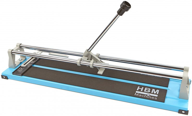 HBM professionel fliseskærer 600 mm, 2 skærehjul, hårdmetal skærehjul 16 mm, stål, skærelængde 60 cm.