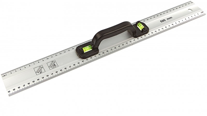 Toolpack Markeerliniaal 500 mm met Waterpas - Centimeter en Millimeter
Toolpack Markeerliniaal 500 mm met Waterpas - Centimeter en Millimeter