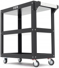 HBM gereedschapstrolley 3-laags 78,5 cm, 4 wielen, maximale belasting 90 kg