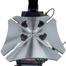 Weber Profi bandendemonteermachine met hulparm en bandenbalanceermachine set, 230 V, 750 W, velgdiameter 24 in, 1 g nauwkeurig
