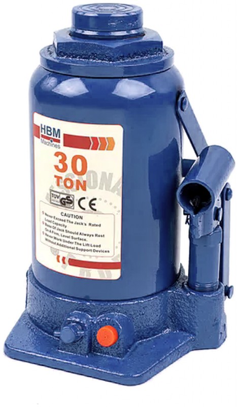 HBM 30 Ton Donkraft 30.000 kg, 260 mm Høj, Stempel 55 mm, Udladning 160 mm. HBM 30 Ton Donkraft 30.000 kg, 260 mm Høj, Stempel 55 mm, Udladning 160 mm.