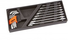 BETA T33 17-delige steeksleutel inlay set BETA T33 17-delige steeksleutel inlay set