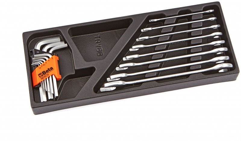 BETA T33 17-delige steeksleutel inlay set