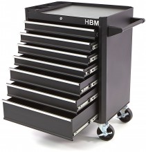 HBM gereedschapswagen 7 laden 66 cm zwart, slot, 4 wielen, max. 300 kg
HBM gereedschapswagen 7 laden 66 cm zwart, slot, 4 wielen, max. 300 kg