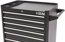 HBM gereedschapswagen 7 laden 66 cm zwart, slot, 4 wielen, max. 300 kg
HBM gereedschapswagen 7 laden 66 cm zwart, slot, 4 wielen, max. 300 kg