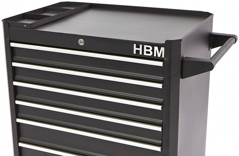 HBM gereedschapswagen 7 laden 66 cm zwart, slot, 4 wielen, max. 300 kg
HBM gereedschapswagen 7 laden 66 cm zwart, slot, 4 wielen, max. 300 kg
