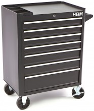 HBM gereedschapswagen 7 laden 66 cm zwart, slot, 4 wielen, max. 300 kg
HBM gereedschapswagen 7 laden 66 cm zwart, slot, 4 wielen, max. 300 kg