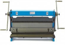 HBM 760 mm wals-, zet- en knipcombinatie met 2 armen, staal 1 mm, zethoek 90°