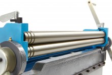 HBM 760 mm wals-, zet- en knipcombinatie met 2 armen, staal 1 mm, zethoek 90°