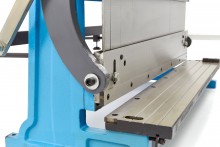 HBM 760 mm wals-, zet- en knipcombinatie met 2 armen, staal 1 mm, zethoek 90°