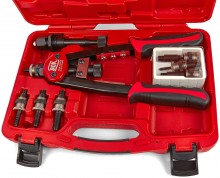 AOK professionele blindklinkmoertang en popnageltang set met opbergkoffer, geschikt voor M3-M12 en 3,2-6,4 mm
