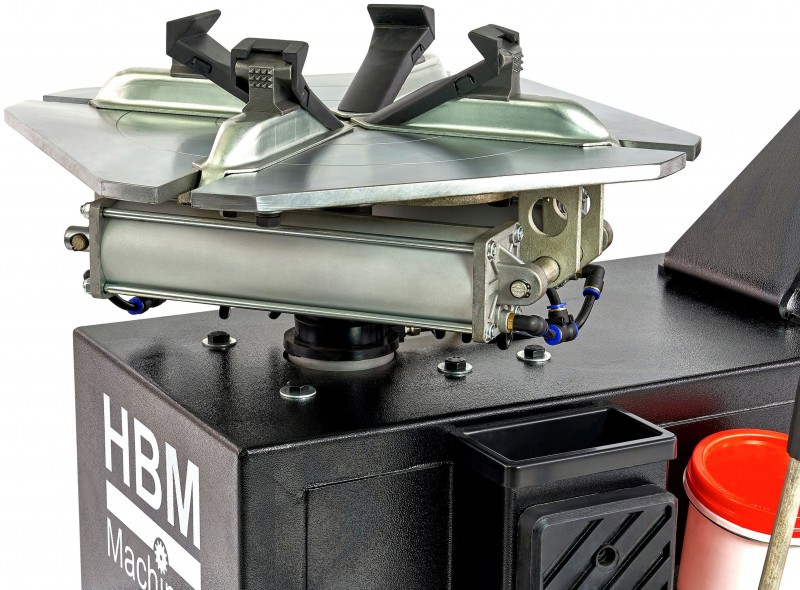 HBM professionele bandendemonteermachine 1100W 230V 8 bar 2700 kg voor wielen 13-22 inch