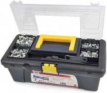 HBM 106-delige blindklinkmoertang set in koffer M3-M6