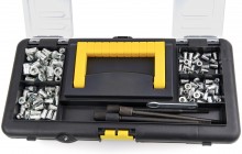 HBM 106-delige blindklinkmoertang set in koffer M3-M6