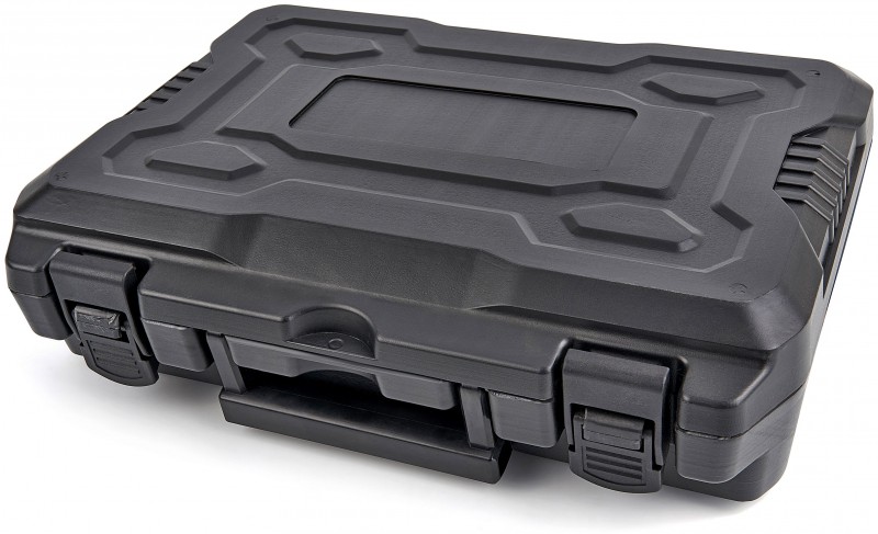 HBM 18 Volt Compressor op Accu met Toebehoren, 8 Bar, 8 l/min, 1300 mAh Li-ion, incl. Opbergkoffer HBM 18 Volt Compressor op Accu met Toebehoren, 8 Bar, 8 l/min, 1300 mAh Li-ion, incl. Opbergkoffer