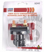 HBM Accu Onderbreker Schakelaar met Sleutel - 2 Sleutels HBM Accu Onderbreker Schakelaar met Sleutel - 2 Sleutels
