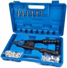 HBM 104-delige professionele blindklinkmoertangset in koffer, M3-M10, 325 cm HBM 104-delige professionele blindklinkmoertangset in koffer, M3-M10, 325 cm
