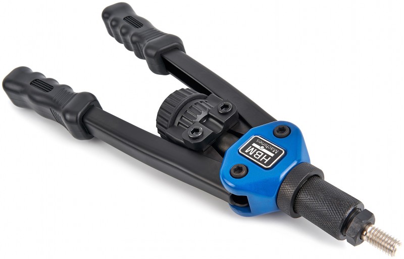 HBM 104-delige professionele blindklinkmoertangset in koffer, M3-M10, 325 cm HBM 104-delige professionele blindklinkmoertangset in koffer, M3-M10, 325 cm