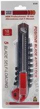 HBM Professioneel 18 mm Afbreekmes Set met 5 Messen