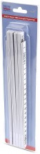 HBM 2 Meter ABS Plast Tommestok - Centimeter og Millimeter