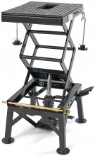 HBM motorheftafel zwart 135 kg draagvermogen, max. hoogte 90 cm, 35 x 35 x 35 cm