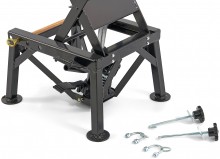 HBM motorheftafel zwart 135 kg draagvermogen, max. hoogte 90 cm, 35 x 35 x 35 cm