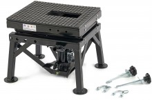 HBM motorheftafel zwart 135 kg draagvermogen, max. hoogte 90 cm, 35 x 35 x 35 cm