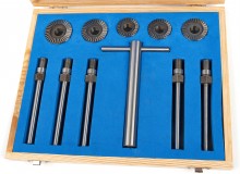 HBM Klepzitting Slijper Frees Set 11-delig HSS M8 HBM Klepzitting Slijper Frees Set 11-delig HSS M8