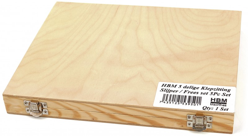 HBM Klepzitting Slijper Frees Set 11-delig HSS M8 HBM Klepzitting Slijper Frees Set 11-delig HSS M8