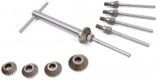 HBM Klepzitting Slijper Frees Set 11-delig HSS M8 HBM Klepzitting Slijper Frees Set 11-delig HSS M8