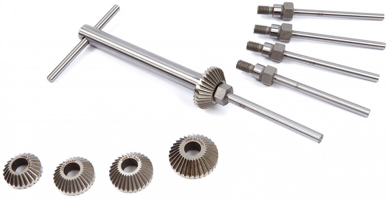 HBM Klepzitting Slijper Frees Set 11-delig HSS M8 HBM Klepzitting Slijper Frees Set 11-delig HSS M8