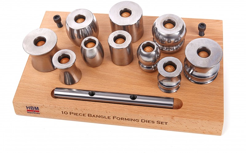 HBM 10-delt Bangle Maker-formingssæt til armbånd HBM 10-delt Bangle Maker-formingssæt til armbånd