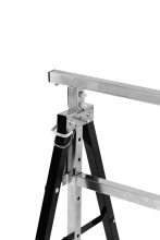 HBM Schraag in hoogte verstelbaar 81-130 cm, max. belasting 150 kg, 6,5 kg, 58 cm breed, 68,8 cm lang