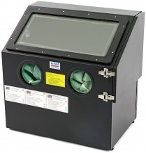 HBM SBC 110 straalcabine 110 l, 6 bar, 68 x 45 x 43 cm - zwart
