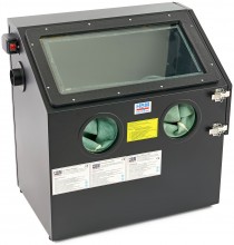 HBM SBC 110 straalcabine 110 l, 6 bar, 68 x 45 x 43 cm - zwart