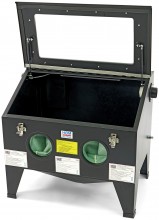 HBM SBC 190 Straalcabine 190 l Voorlader met Gasveren, 6 bar, 250 l/min, 90 x 60 x 50 cm