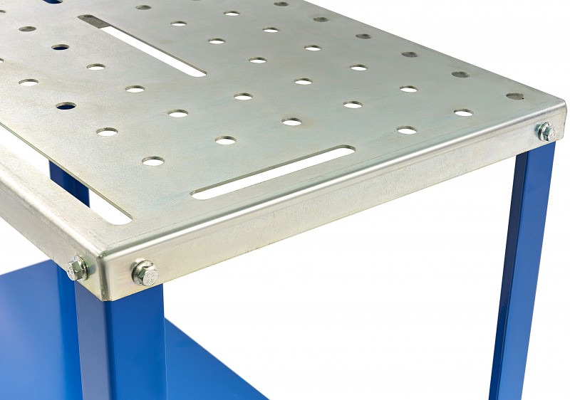 HBM verrijdbare lastafel 91 x 46 cm, metaal, werkblad 2,5 mm, 25 kg HBM verrijdbare lastafel 91 x 46 cm, metaal, werkblad 2,5 mm, 25 kg