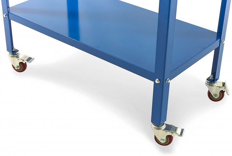HBM verrijdbare lastafel 91 x 46 cm, metaal, werkblad 2,5 mm, 25 kg HBM verrijdbare lastafel 91 x 46 cm, metaal, werkblad 2,5 mm, 25 kg