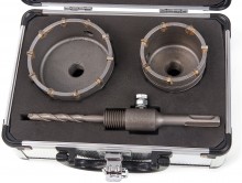 HBM 2-delige gatzagenset 60-80 mm met SDS-opname voor beton, natuursteen, tegel en klinkers