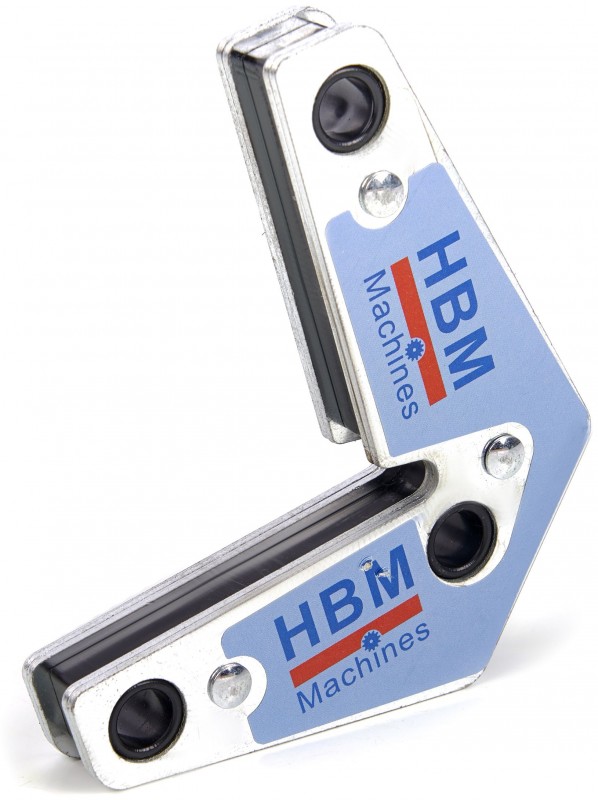 HBM Universele lasmagneet 15°, 60°, 90° en 120° hoek, 95 x 85 x 10 mm