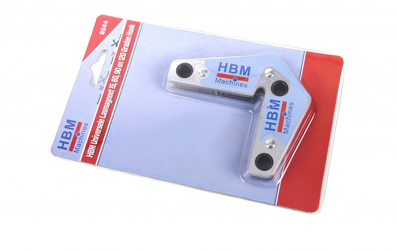 HBM Universele lasmagneet 15°, 60°, 90° en 120° hoek, 95 x 85 x 10 mm