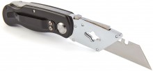 HBM foldbar udtrækskniv 100 mm med 5 reservemesser