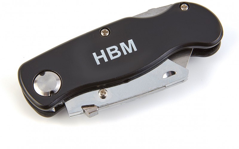 HBM foldbar udtrækskniv 100 mm med 5 reservemesser