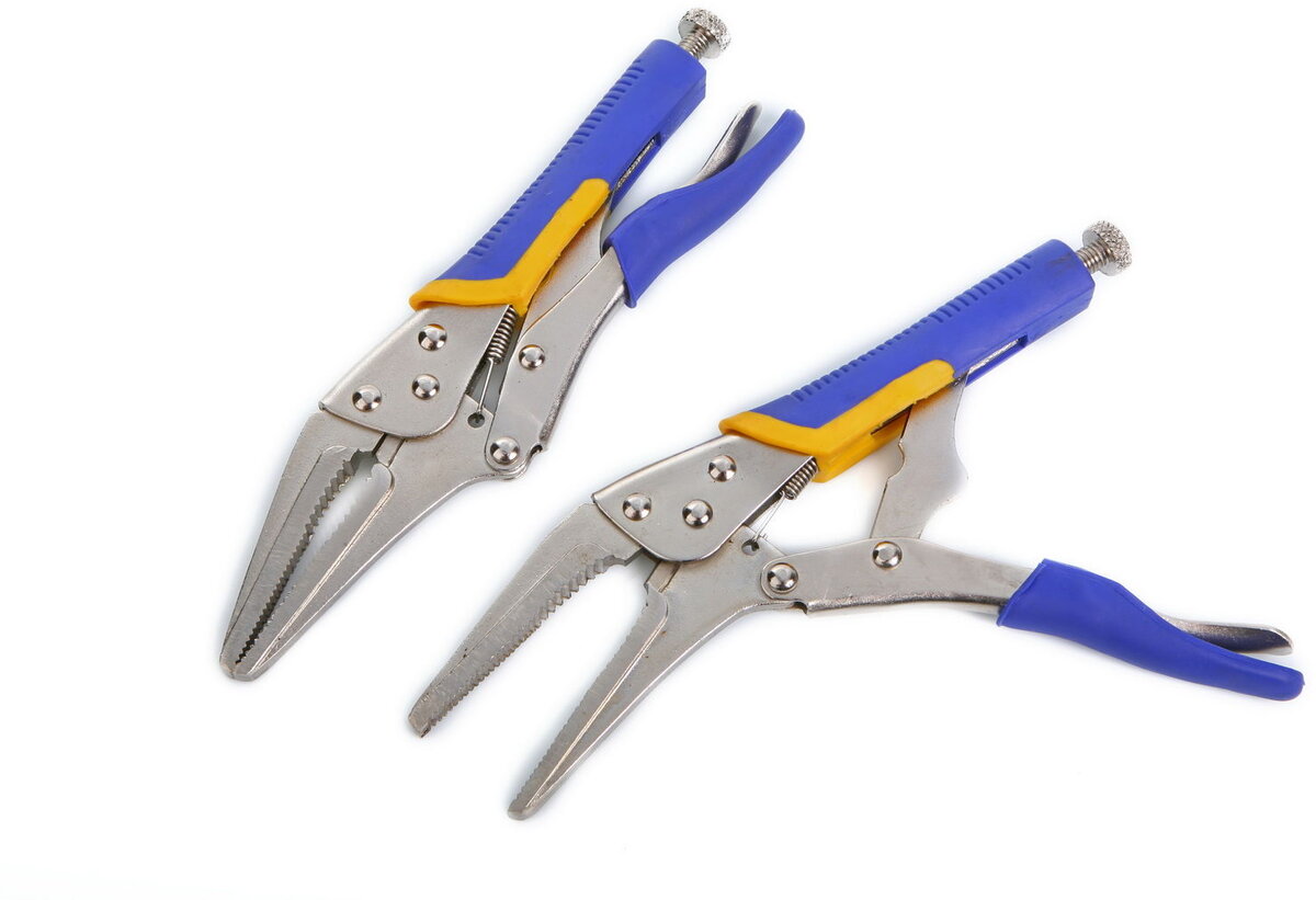 HBM locking pliers model 2 with soft grip HBM locking pliers model 2 with soft grip