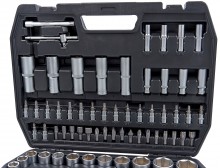 HBM 108-delige Professionele Doppenset Inch Maten met Opbergkoffer HBM 108-delige Professionele Doppenset Inch Maten met Opbergkoffer