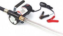 HBM 12V elektrisk diesel- og fyringsoliepumpe 175 W, 45 l/min, 10 m pumpehøjde.