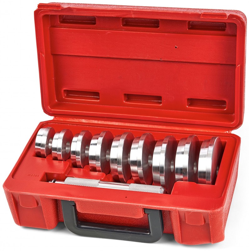 HBM 10-delige Wiellager- en Pakking Montageset 39,5-81 mm Aluminium
